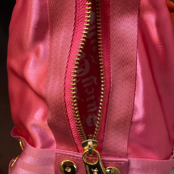 NWT RARE VINTAGE HOT PINK SATIN JUICY COUTURE BAG - Picture 16 of 16
